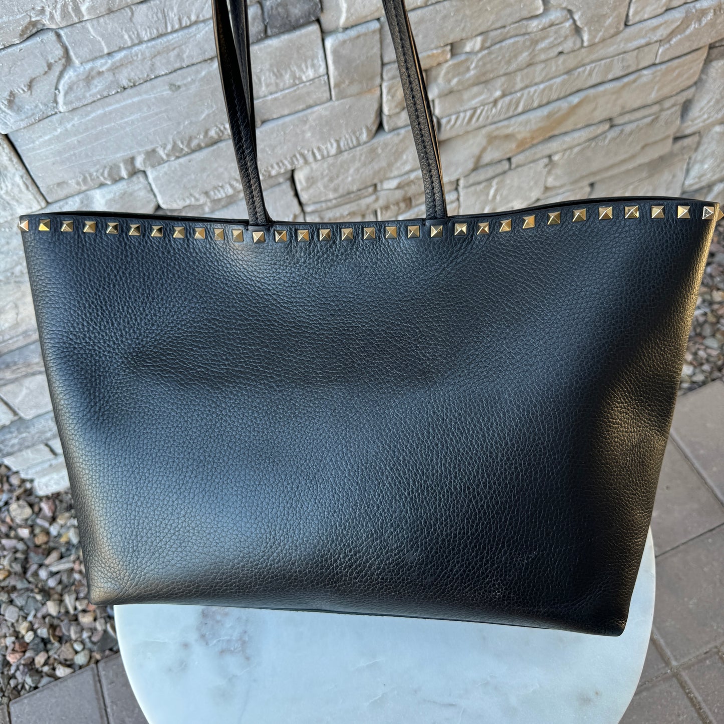 Valentino Garavani Rockstud Leather Tote