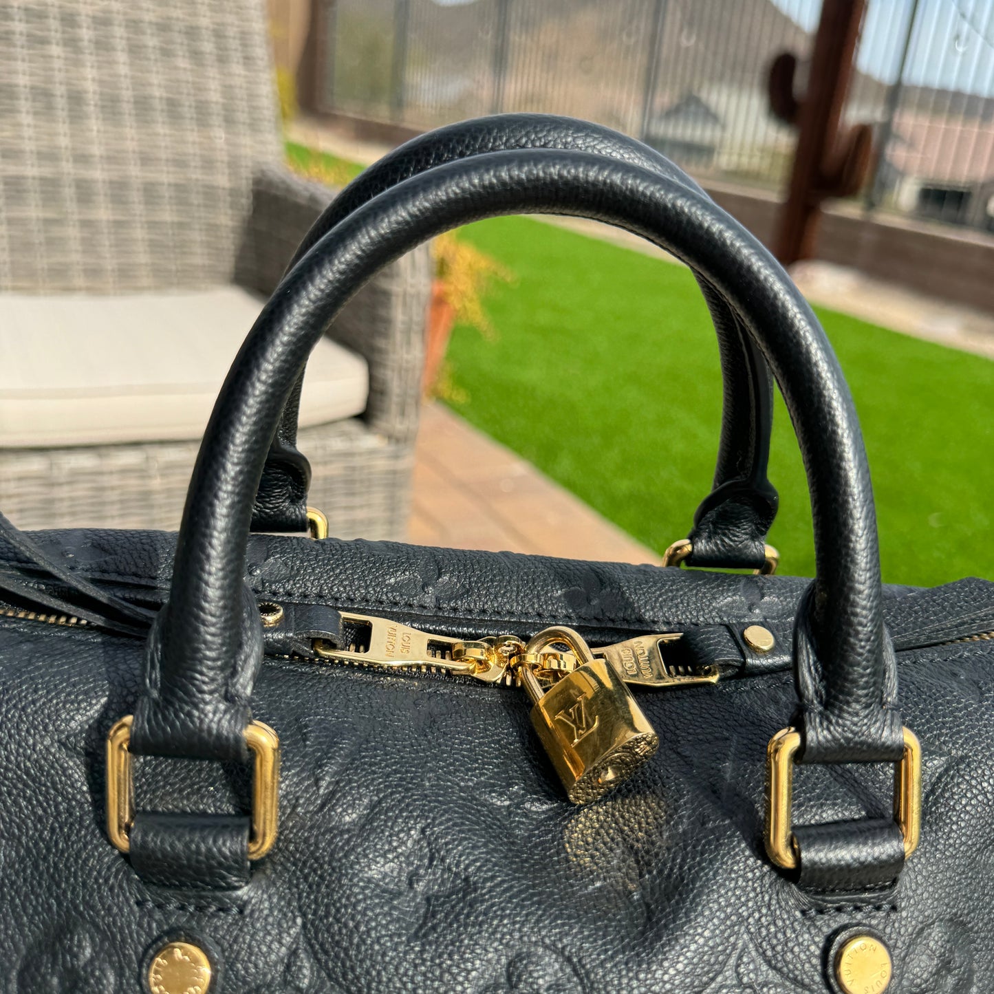 Louis Vuitton Monogram Empreinte Speedy Bandouliere 30