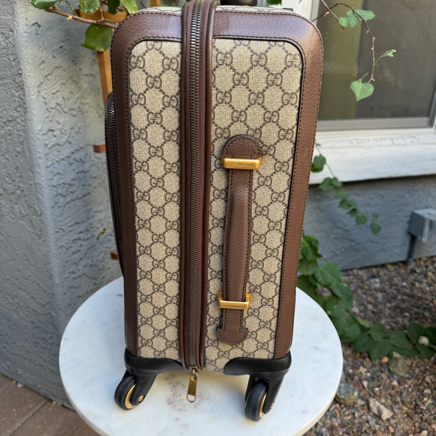 Gucci Savoy Small Monogram Trolley