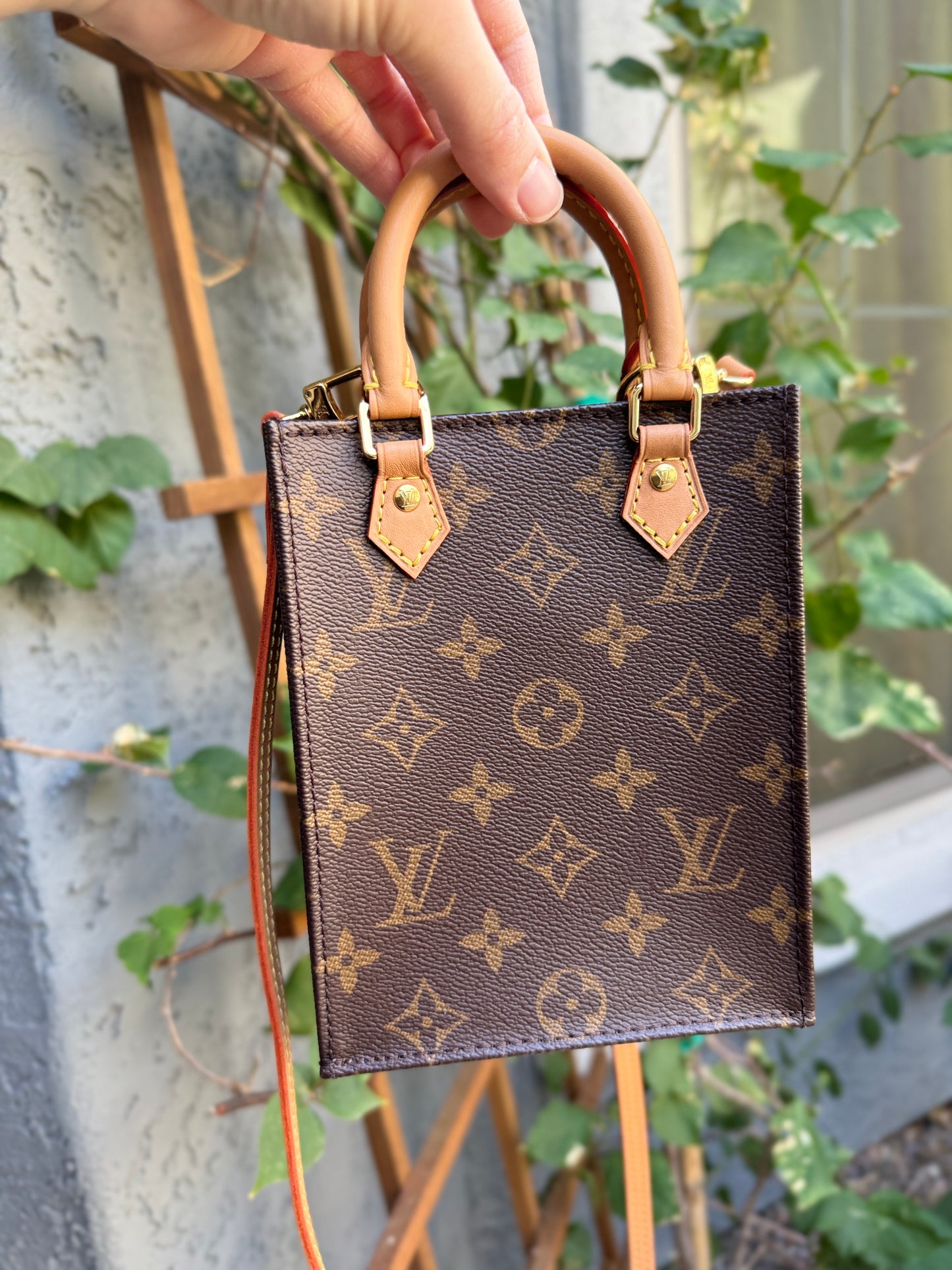 Louis Vuitton Monogram Petit Sac Plat Crossbody