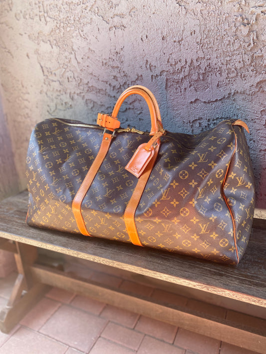 Louis Vuitton Monogram Keepall 60 Duffle