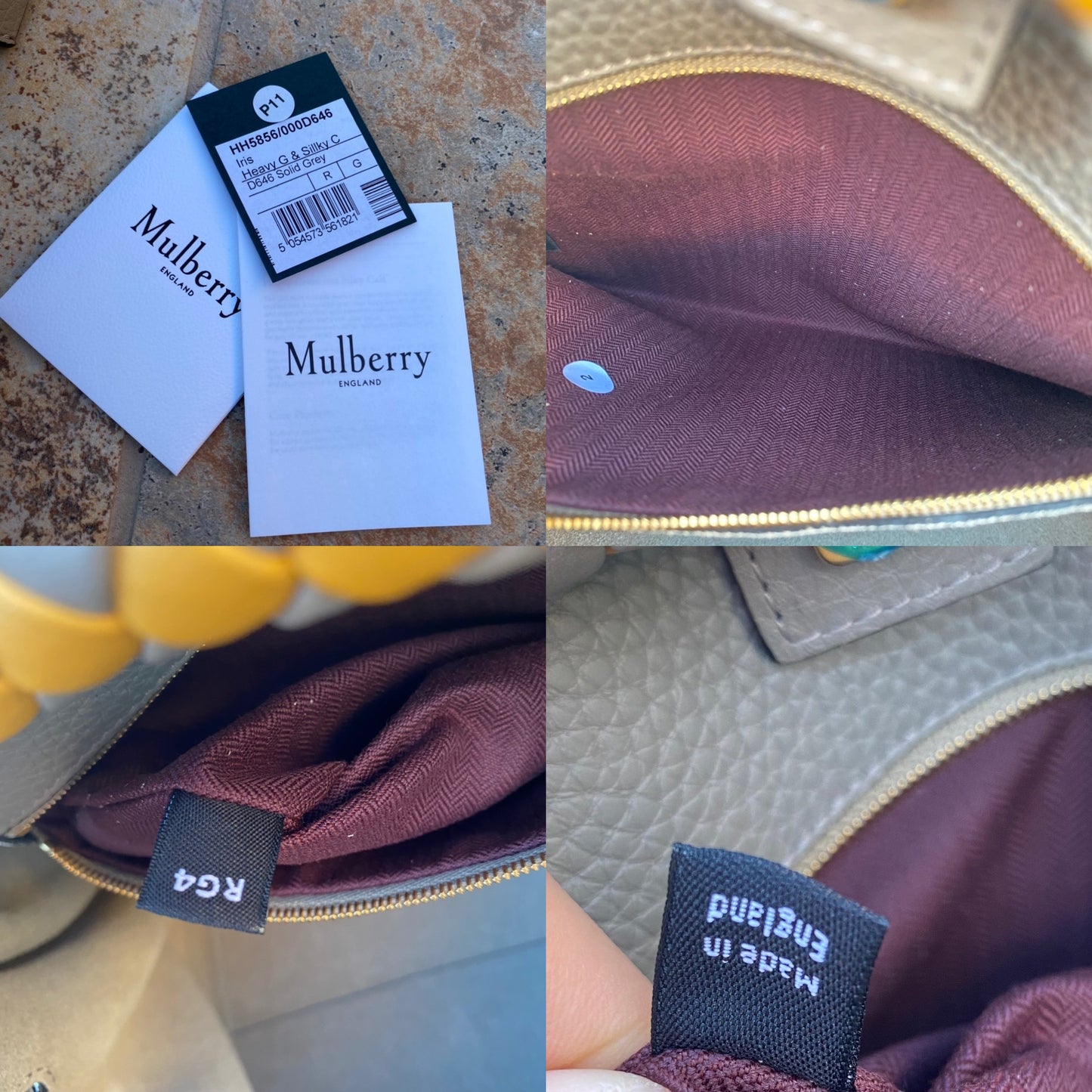 Mulberry Iris Large Leather Shoulder Bag