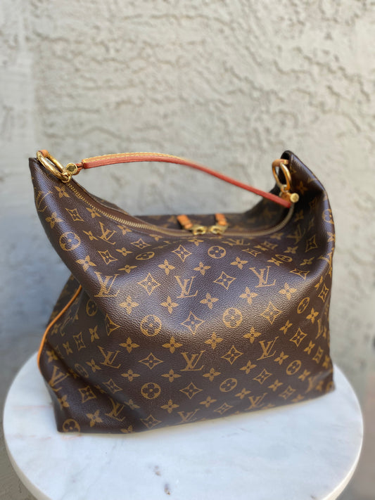 Louis Vuitton Sully MM Monogram Hobo