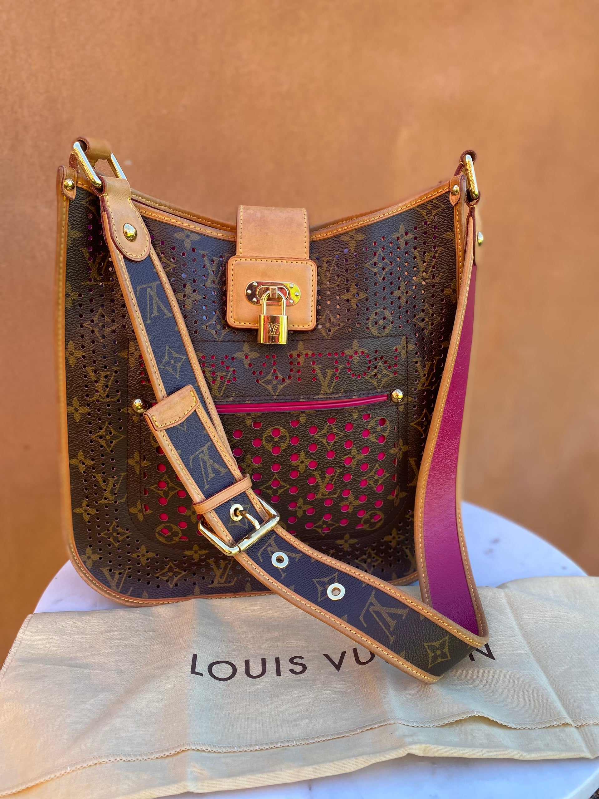 Louis Vuitton Limited Edition Monogram Perforated Musette Bag