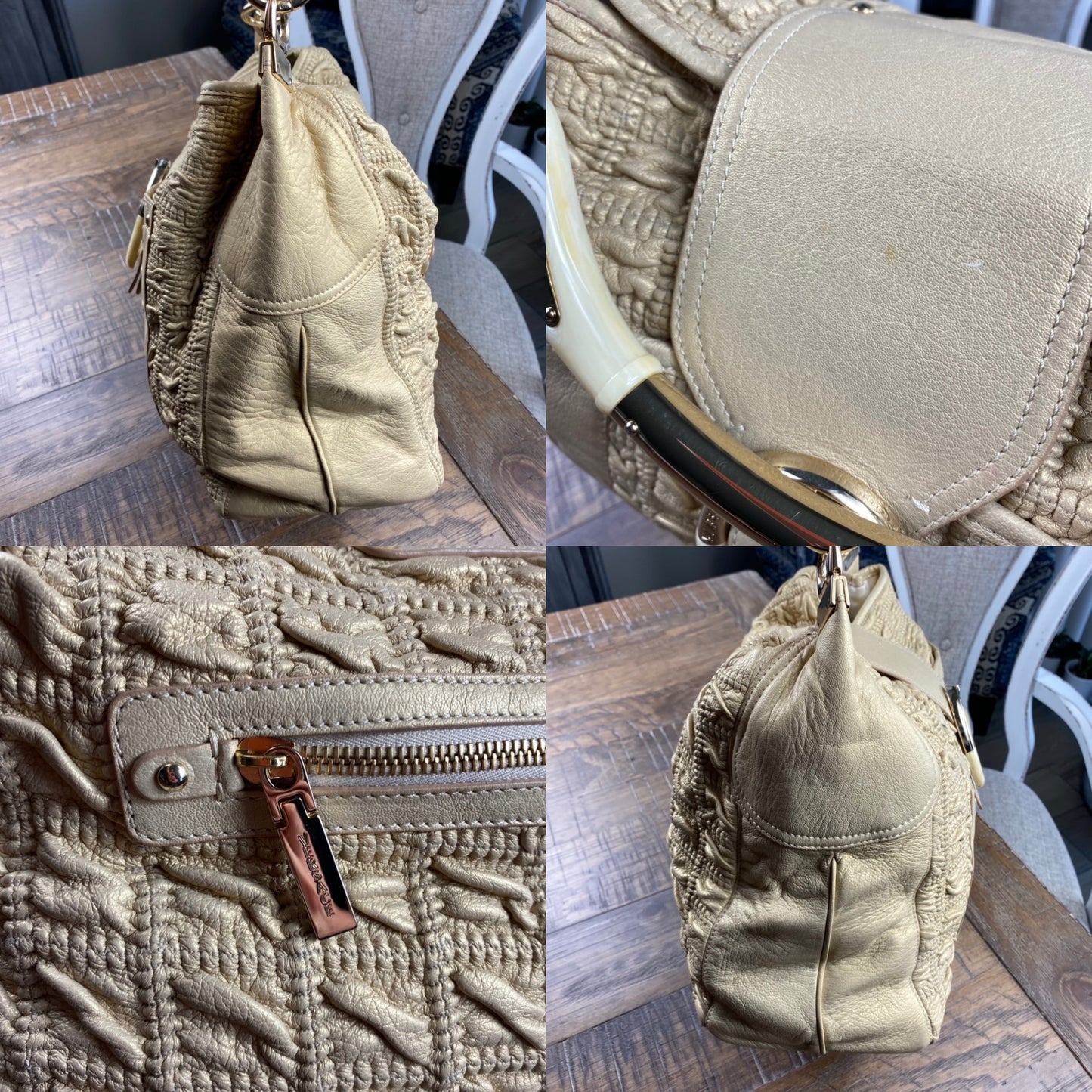 Versace Leather Shoulder Bag