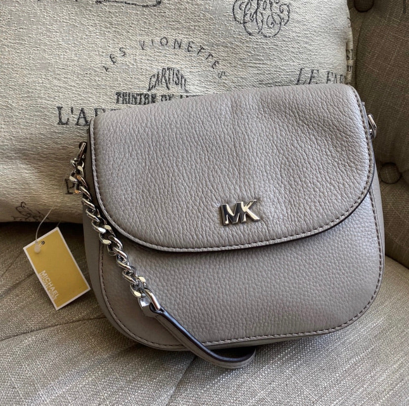 MICHAEL KORS outlet Pebble Leather Half Dome Crossbody Purse